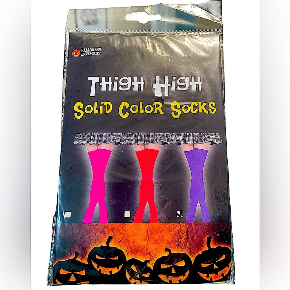 Purple Thigh Highs